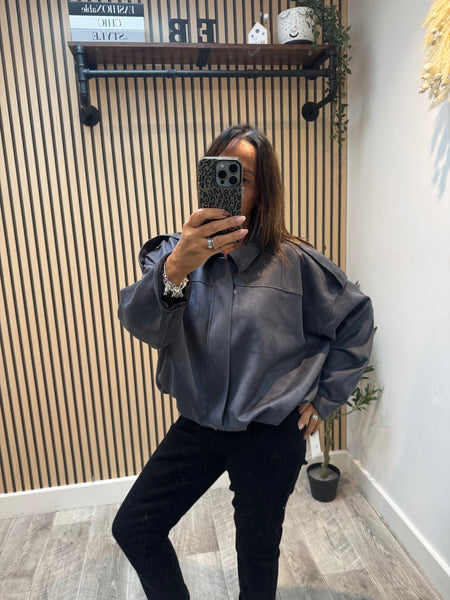 Viral Inspired Bubble Hem  Bomber  jacket