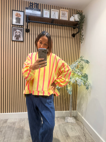 Candy Stripe Sweatshirt
