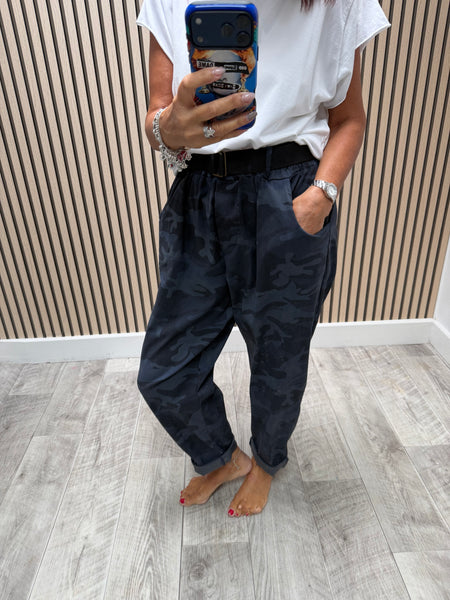 Magic Camo Belted Trousers