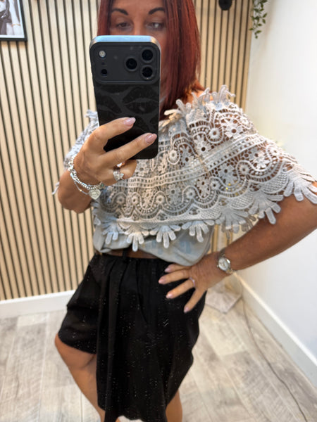 Bardot Lace top