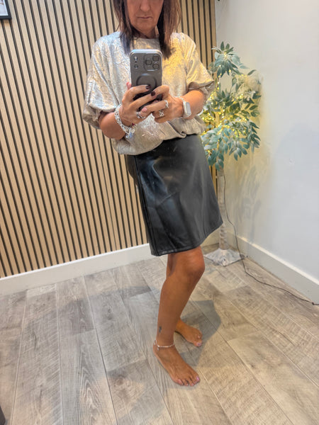 Studio Pleather Skirt