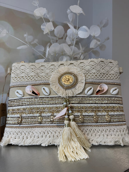 Hessian Clutch Bags