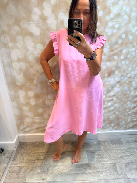 Button back Dress