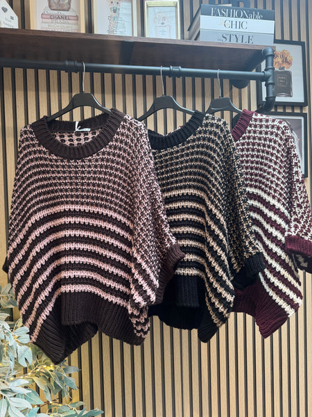 Studio Stripe Chunky Knit Jumper