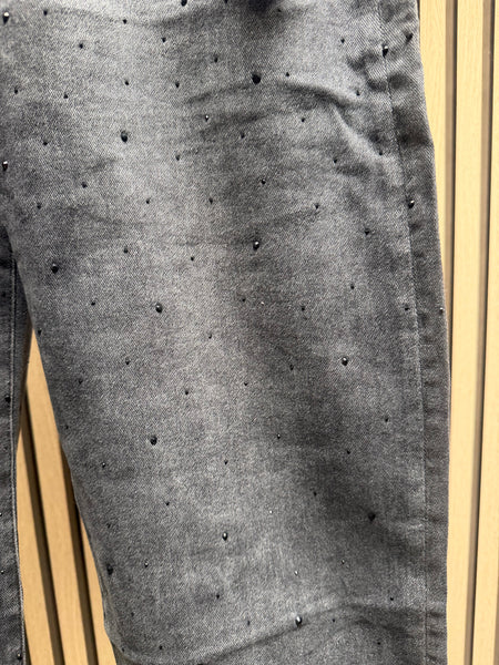 Rhinestone Denim Jeans