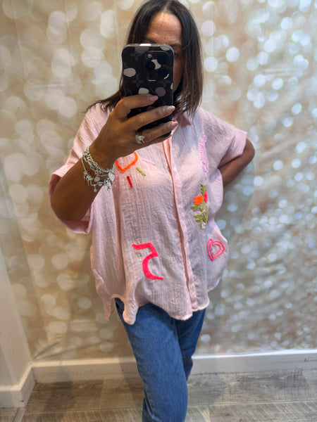 Zeta Otto Applique Shirt