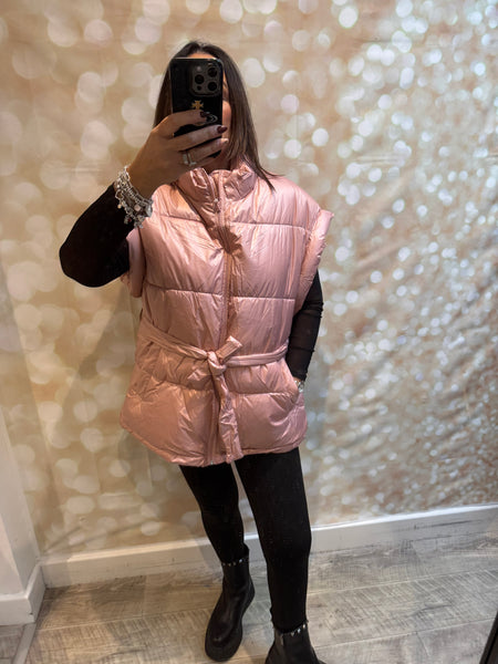 Quilted Shimmer Gilet