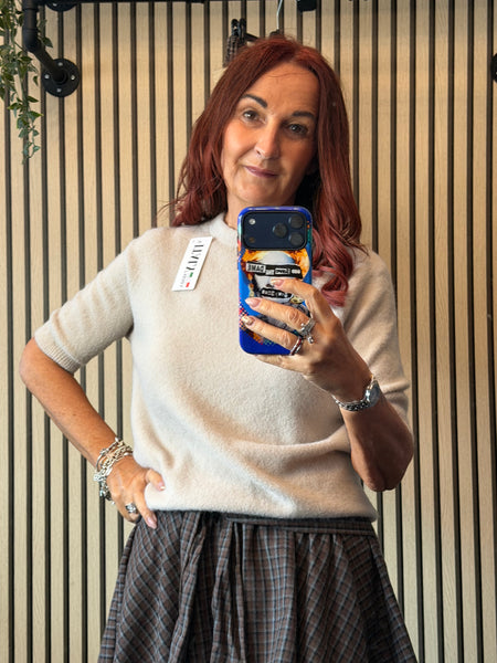 Soft Touch Jumper with short sleeves