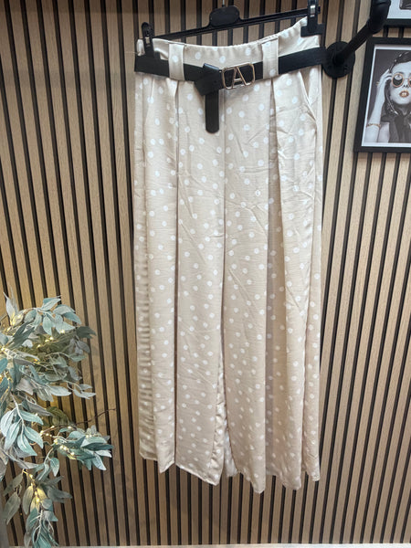Polka Dot Palazzo  trousers