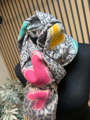 Double sided Wooly scarves