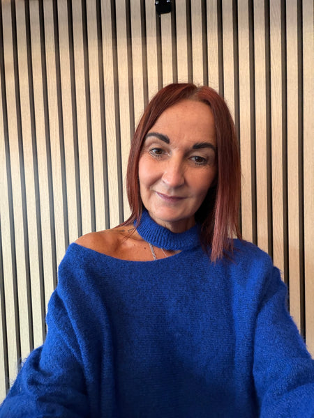 Slash Neck Jumper