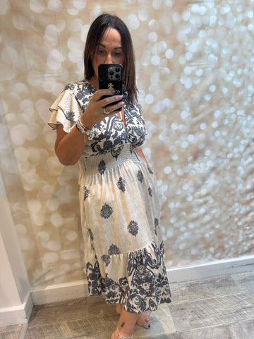 Baroque Midaxi dress