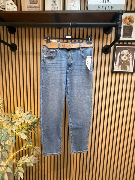 Balloon leg Mid wash Denim Jeans
