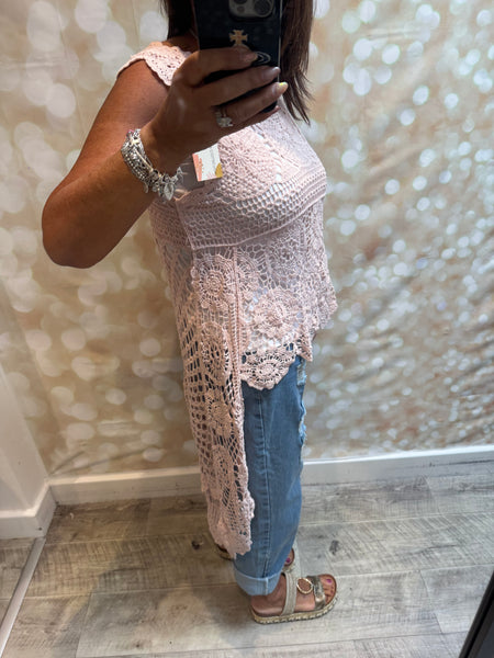 Crochet Hi Low Top