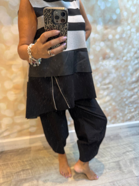 ID Striped Sleeveless Tunic