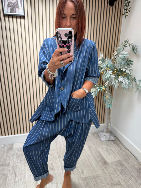 ID 2 Piece Pinstripe set - Trousers / Jacket
