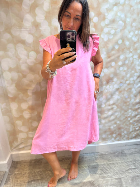 Button back Dress