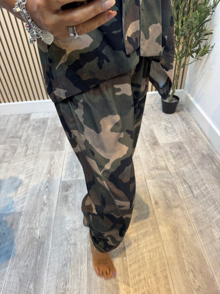 ID Needlecord Camo Trouser /Waistcoat Set