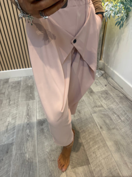 Dressy Wrap Front Trousers