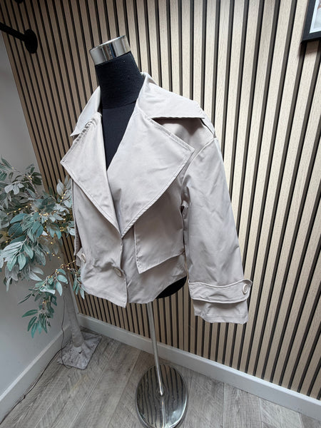 Cropped Trench Coat