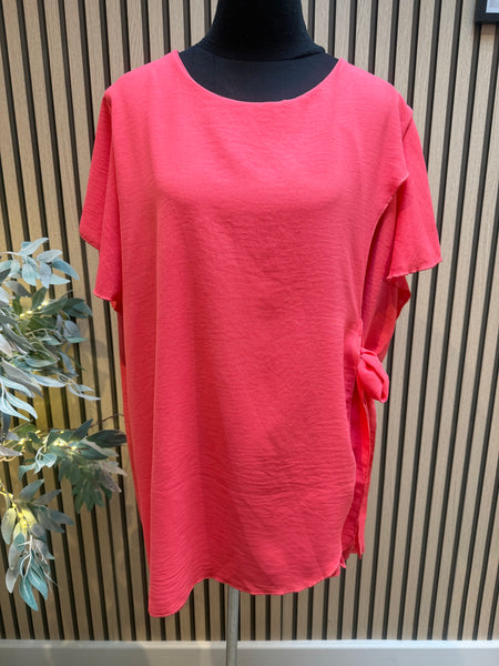 Crinkle Top with Tie detail