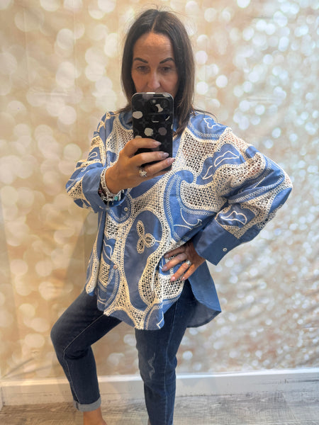 Zeta Otto Cut Out Shirt