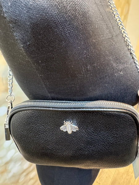Across body Bee Bag with chain Strap