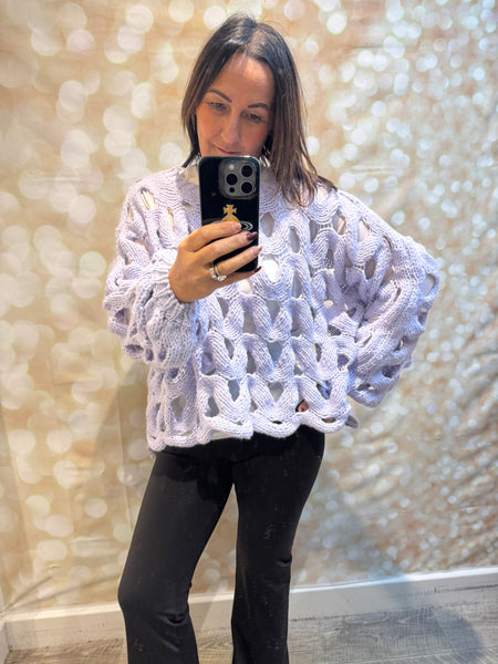 Chunky Knit  Wave Jumper