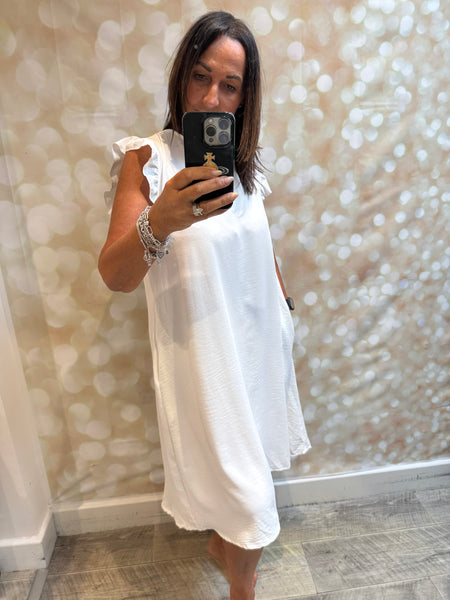 Button back Dress
