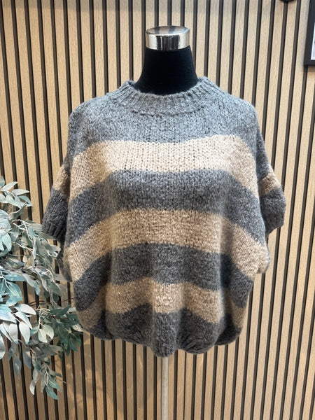 Stripe Chunky Knit Jumper