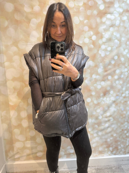Quilted Shimmer Gilet