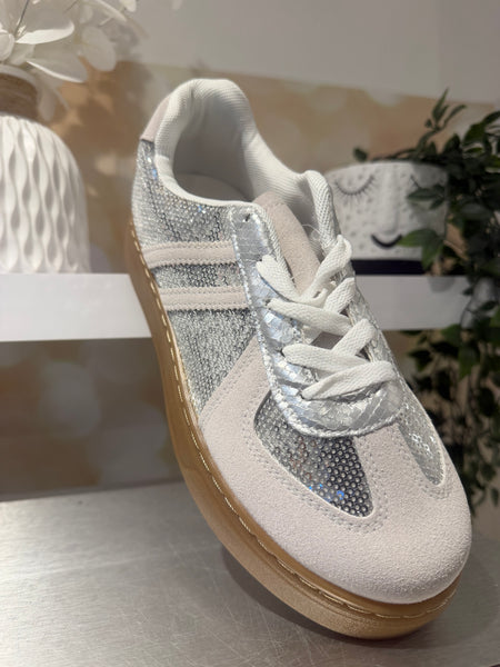 Sequin Chunky Sole Trainer