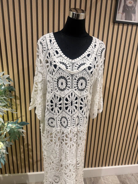 Crochet Midi Dress