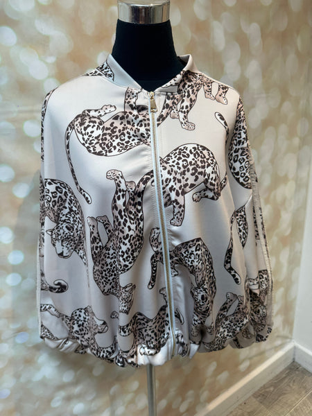 Scuba Leopard Bomber Jacket