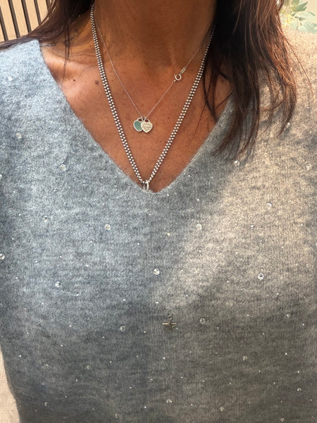 Studio Soft knit Diamante Star Jumper