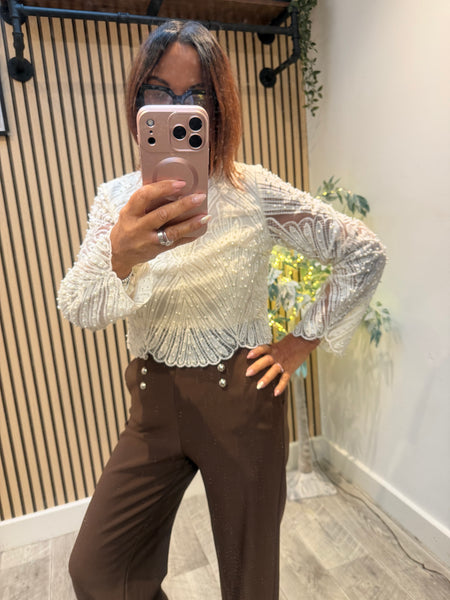 Scuba Palazzo Trousers