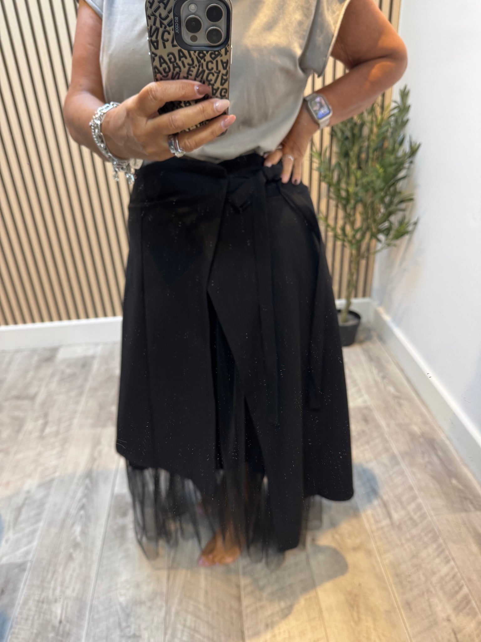 ID Tulle Wrap over Skirt