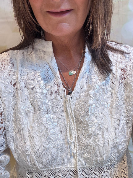 Studio Embellished Lace  Dress