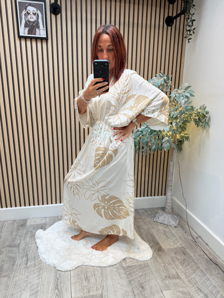Leaf Maxi Dress
