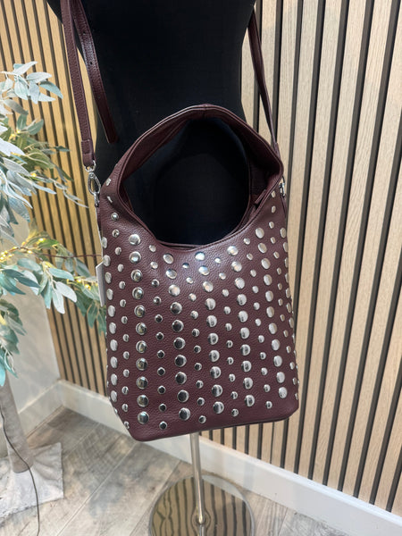 Studded  Bucket Bag