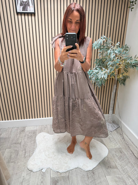 Fly Out  Tiered Swing   Dress