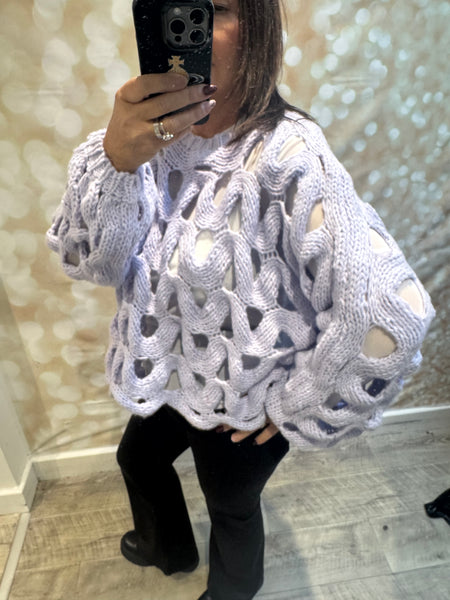 Chunky Knit  Wave Jumper