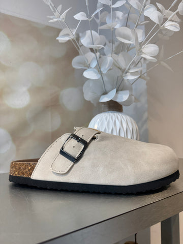 Inspired  slip on mule