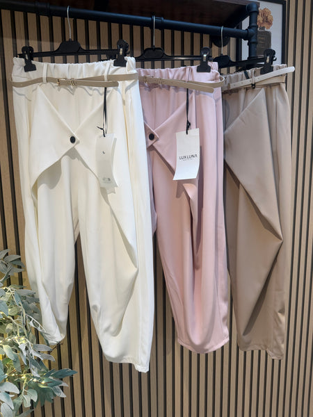 Dressy Wrap Front Trousers