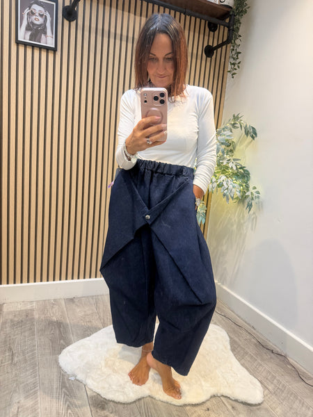 Dressy Wrap Front Trousers