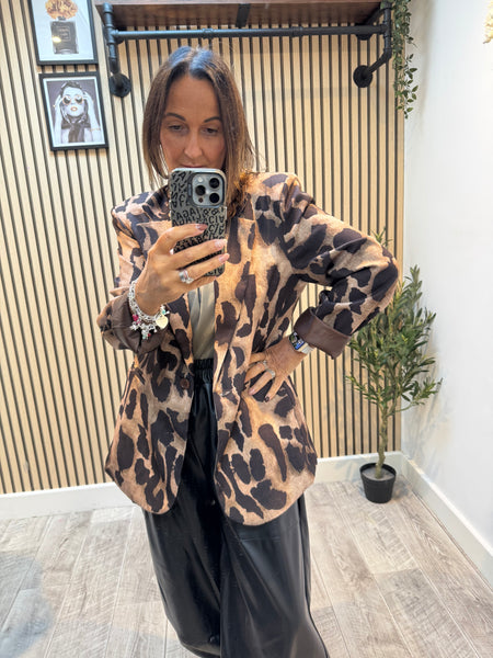 Studio Leopard Blazer