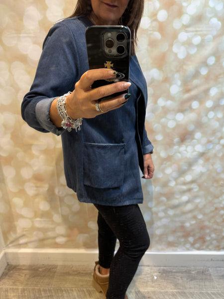 ID  Denim Tunic Top