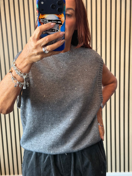 Sequin Tank Top