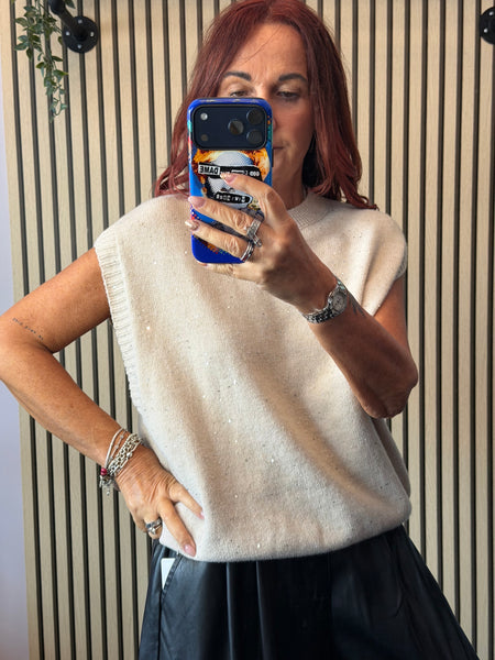 Sequin Tank Top