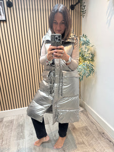 Fly Metallic Quilted Gilet